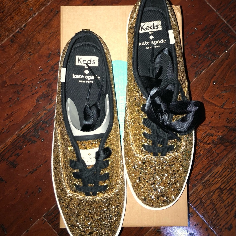 Kate Spade KS Gold Glitter 7.5 M